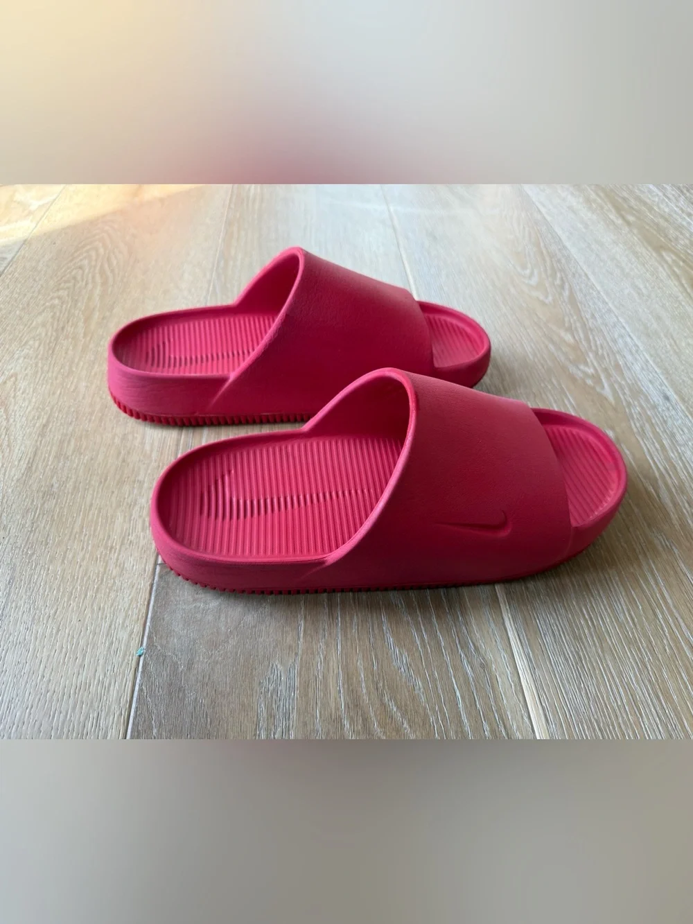 Nike Calm Red Slide Sandals
